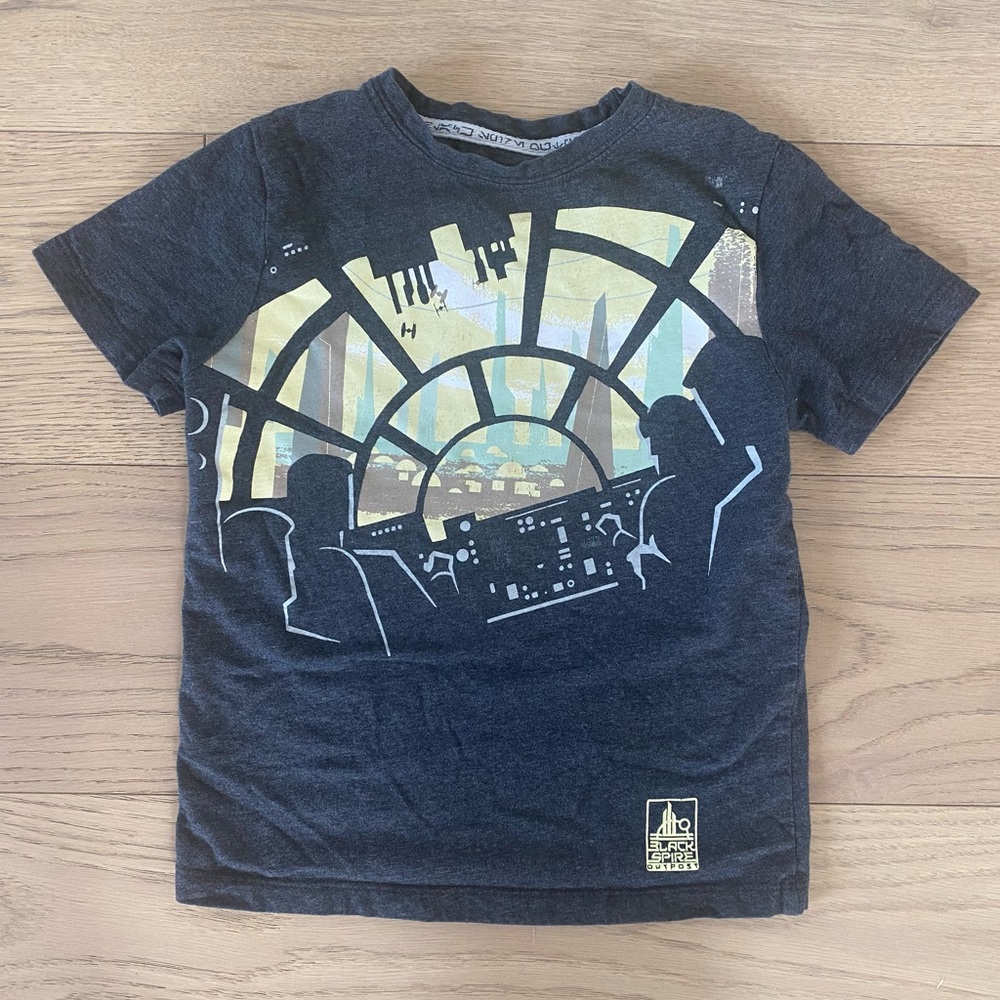 Star Wars Millenium Falcon Black Spire Outpost T-Shirt